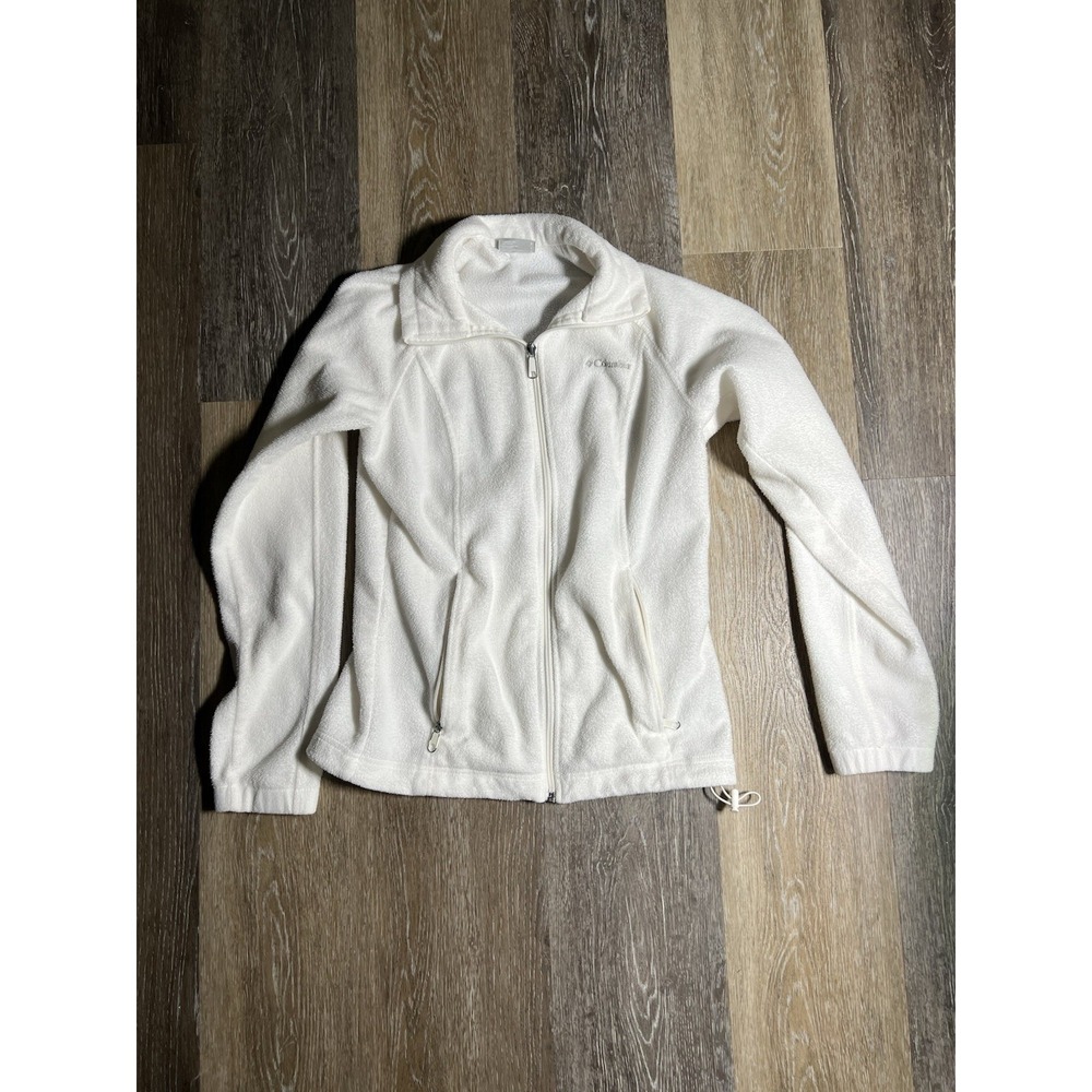 Columbia Women's Benton Springs Full-Zip Fleece Jacket in white